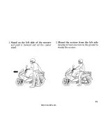 Предварительный просмотр 81 страницы Honda WW125/S Owner'S Manual