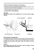 Предварительный просмотр 15 страницы Honda WX15 Owner'S Manual