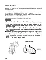 Предварительный просмотр 16 страницы Honda WX15 Owner'S Manual