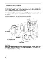 Предварительный просмотр 18 страницы Honda WX15 Owner'S Manual