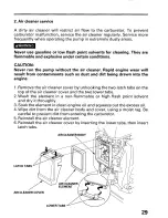 Предварительный просмотр 31 страницы Honda WX15 Owner'S Manual