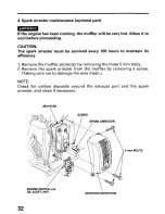 Предварительный просмотр 34 страницы Honda WX15 Owner'S Manual