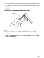 Предварительный просмотр 35 страницы Honda WX15 Owner'S Manual