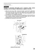 Предварительный просмотр 37 страницы Honda WX15 Owner'S Manual