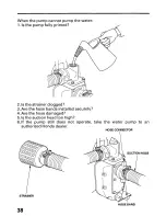 Предварительный просмотр 40 страницы Honda WX15 Owner'S Manual