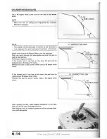 Предварительный просмотр 68 страницы Honda XBR500 Shop Manual