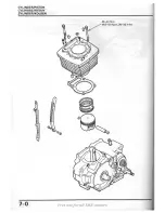 Предварительный просмотр 76 страницы Honda XBR500 Shop Manual