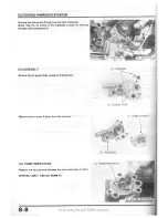 Предварительный просмотр 94 страницы Honda XBR500 Shop Manual