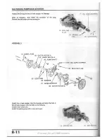 Предварительный просмотр 97 страницы Honda XBR500 Shop Manual