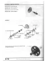 Предварительный просмотр 101 страницы Honda XBR500 Shop Manual