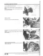 Предварительный просмотр 102 страницы Honda XBR500 Shop Manual