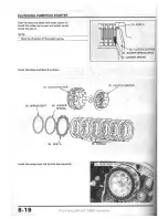 Предварительный просмотр 105 страницы Honda XBR500 Shop Manual