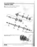 Предварительный просмотр 122 страницы Honda XBR500 Shop Manual