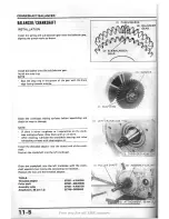 Предварительный просмотр 132 страницы Honda XBR500 Shop Manual