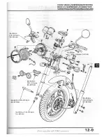 Предварительный просмотр 134 страницы Honda XBR500 Shop Manual