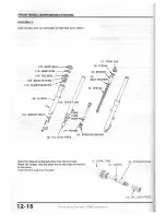 Предварительный просмотр 149 страницы Honda XBR500 Shop Manual