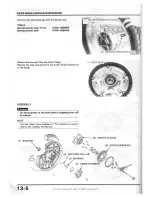 Предварительный просмотр 163 страницы Honda XBR500 Shop Manual