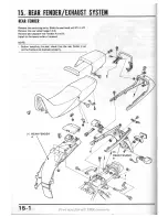 Предварительный просмотр 187 страницы Honda XBR500 Shop Manual