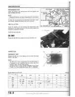 Предварительный просмотр 192 страницы Honda XBR500 Shop Manual