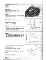 Предварительный просмотр 197 страницы Honda XBR500 Shop Manual