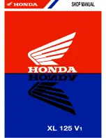 Honda XL 125 V1 Shop Manual предпросмотр