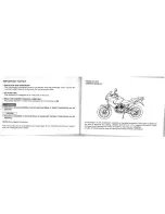 Preview for 3 page of Honda XL125V Owner'S Manual