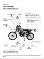 Предварительный просмотр 24 страницы Honda XL350R 1984 Shop Manual