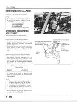 Предварительный просмотр 54 страницы Honda XL350R 1984 Shop Manual