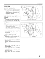 Предварительный просмотр 55 страницы Honda XL350R 1984 Shop Manual