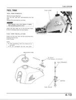 Предварительный просмотр 57 страницы Honda XL350R 1984 Shop Manual