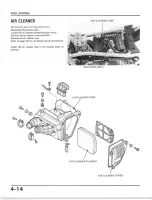 Предварительный просмотр 58 страницы Honda XL350R 1984 Shop Manual