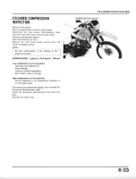 Предварительный просмотр 91 страницы Honda XL350R 1984 Shop Manual