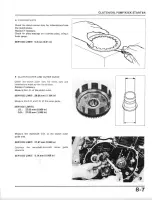 Предварительный просмотр 109 страницы Honda XL350R 1984 Shop Manual