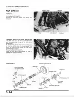 Предварительный просмотр 116 страницы Honda XL350R 1984 Shop Manual