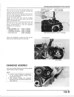 Предварительный просмотр 137 страницы Honda XL350R 1984 Shop Manual