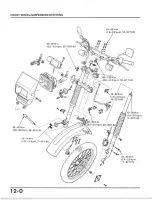 Предварительный просмотр 152 страницы Honda XL350R 1984 Shop Manual