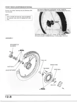 Предварительный просмотр 160 страницы Honda XL350R 1984 Shop Manual