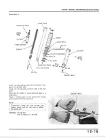 Предварительный просмотр 167 страницы Honda XL350R 1984 Shop Manual