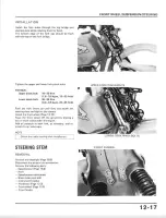 Предварительный просмотр 169 страницы Honda XL350R 1984 Shop Manual