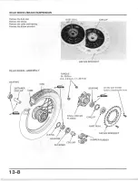 Предварительный просмотр 182 страницы Honda XL350R 1984 Shop Manual