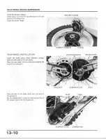 Предварительный просмотр 184 страницы Honda XL350R 1984 Shop Manual