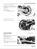 Предварительный просмотр 185 страницы Honda XL350R 1984 Shop Manual