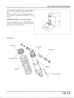 Предварительный просмотр 187 страницы Honda XL350R 1984 Shop Manual