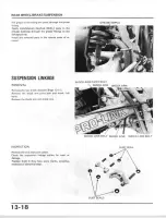 Предварительный просмотр 192 страницы Honda XL350R 1984 Shop Manual