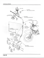 Предварительный просмотр 194 страницы Honda XL350R 1984 Shop Manual