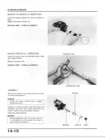 Предварительный просмотр 204 страницы Honda XL350R 1984 Shop Manual