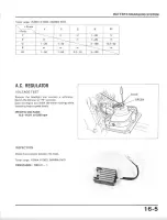 Предварительный просмотр 217 страницы Honda XL350R 1984 Shop Manual