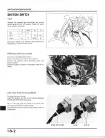 Предварительный просмотр 224 страницы Honda XL350R 1984 Shop Manual