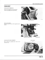 Предварительный просмотр 227 страницы Honda XL350R 1984 Shop Manual