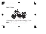 Предварительный просмотр 3 страницы Honda XL650V Transalp Owner'S Manual